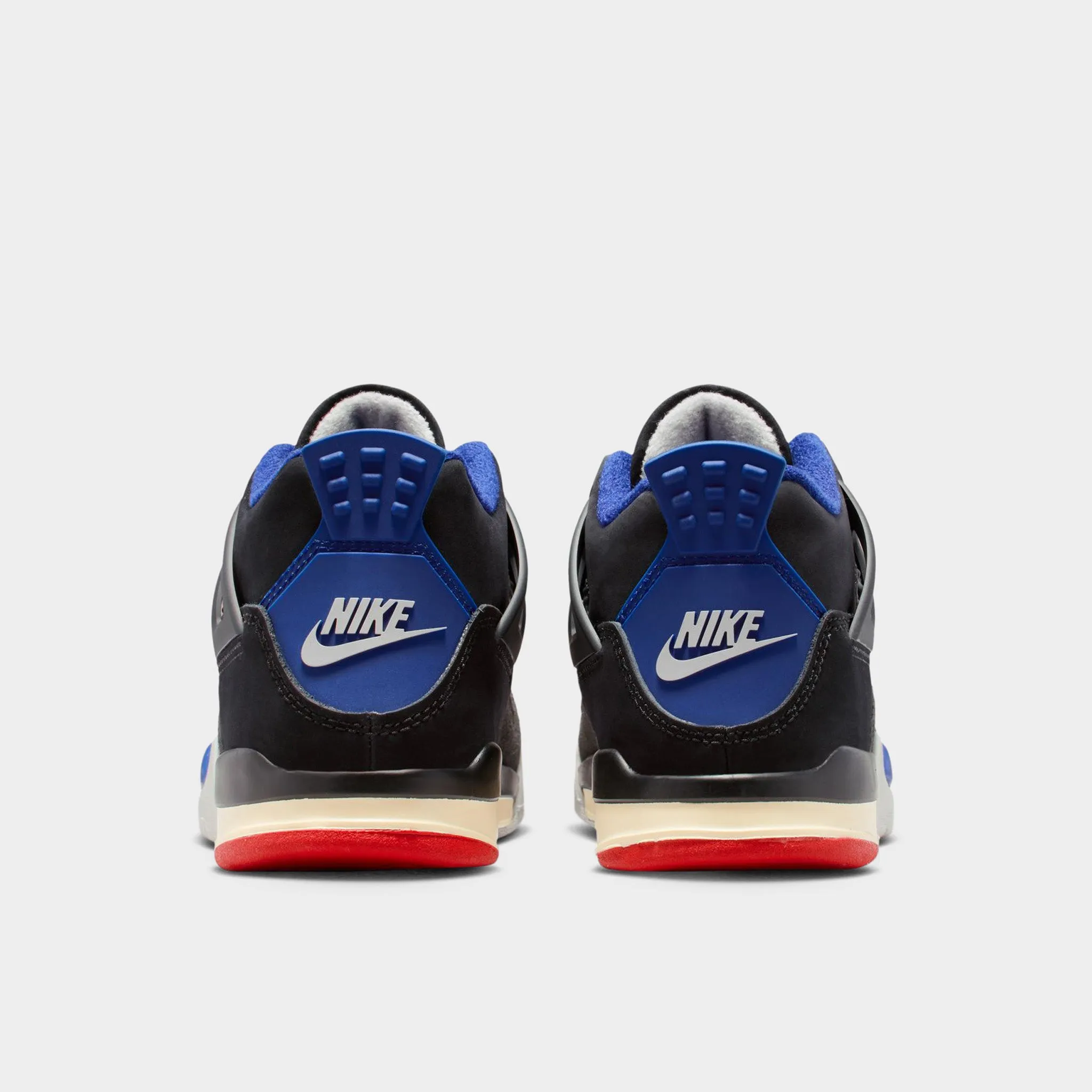Pool Time World Step Jordan 4 Retro PS Black / Fire Red - Deep Royal Blue