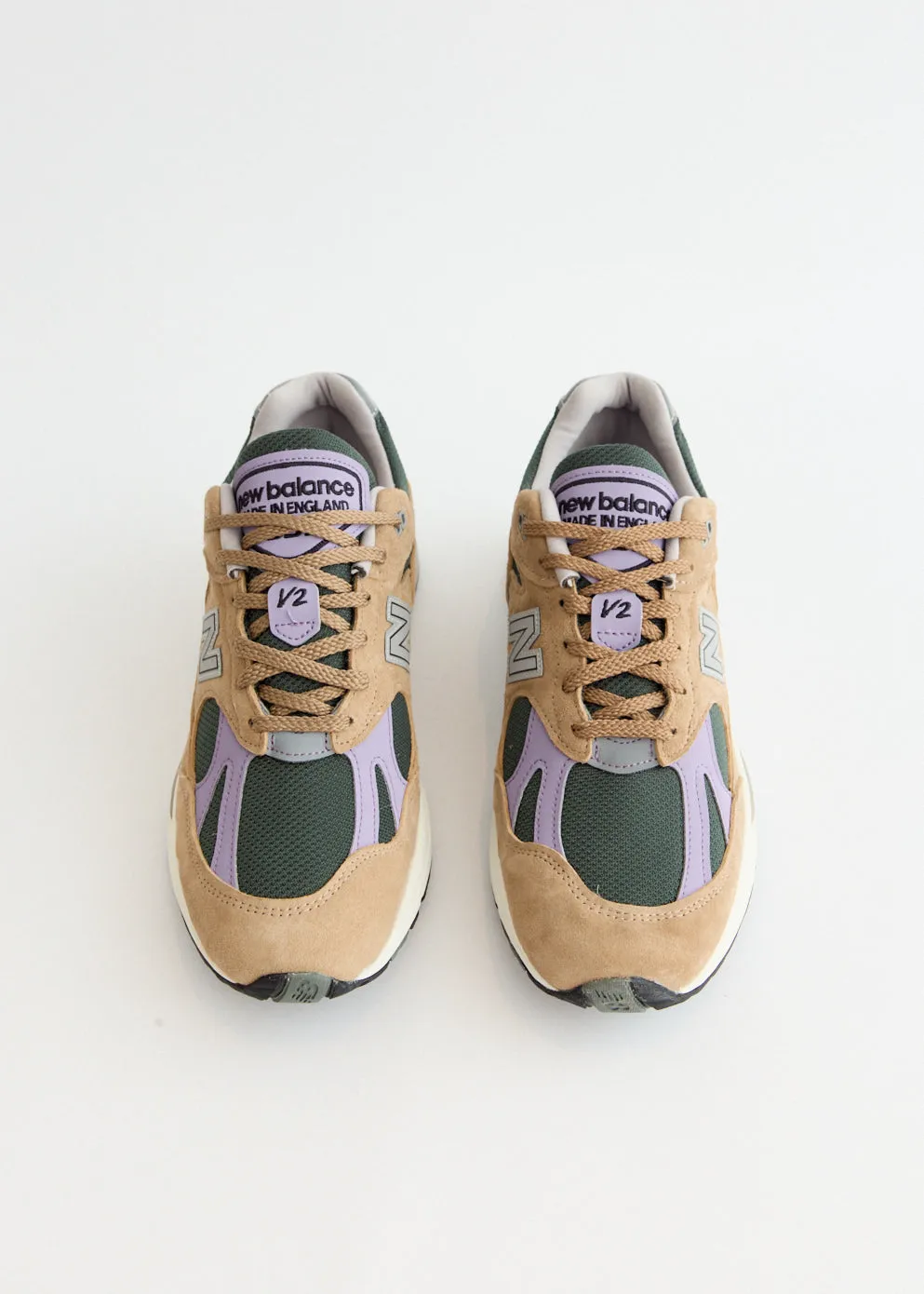 low - top men's styles MADE in UK 991v2 'Cement' Sneakers