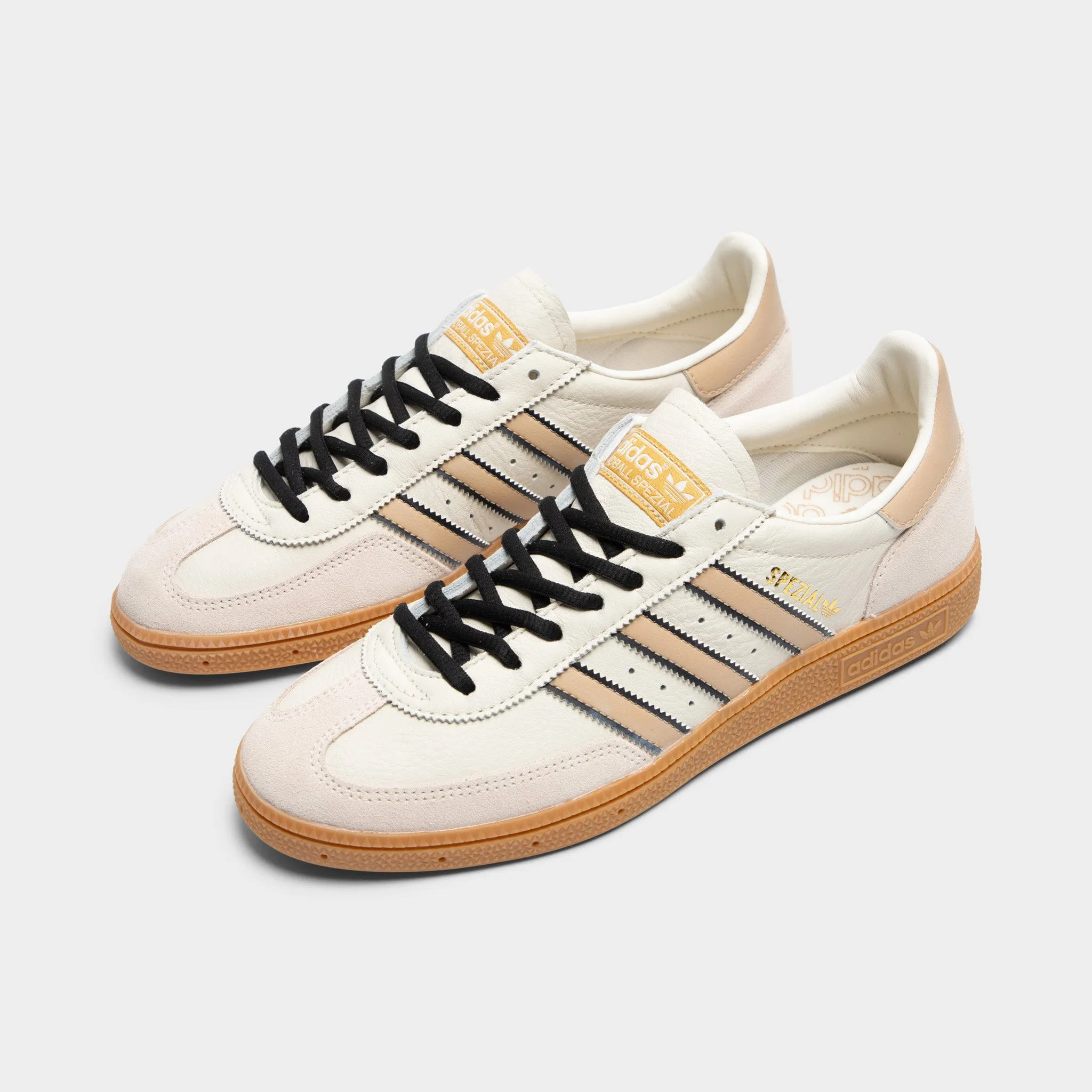 Slim Line Dad Style adidas Originals Handball Spezial Tan / Brown - Navy