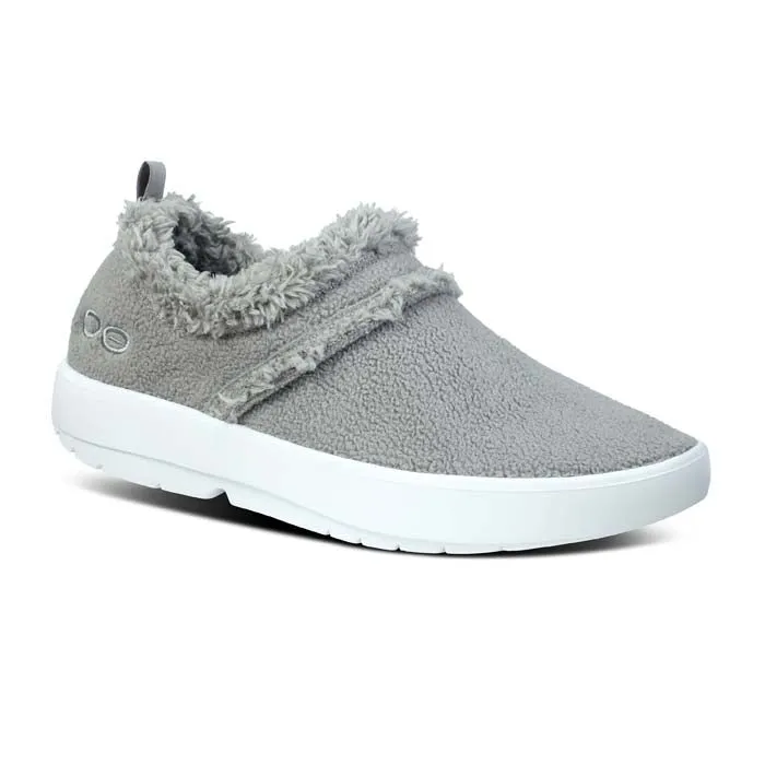 Womens Oofos Oocoozie Low in Slate Fresh Style Canvas Upper