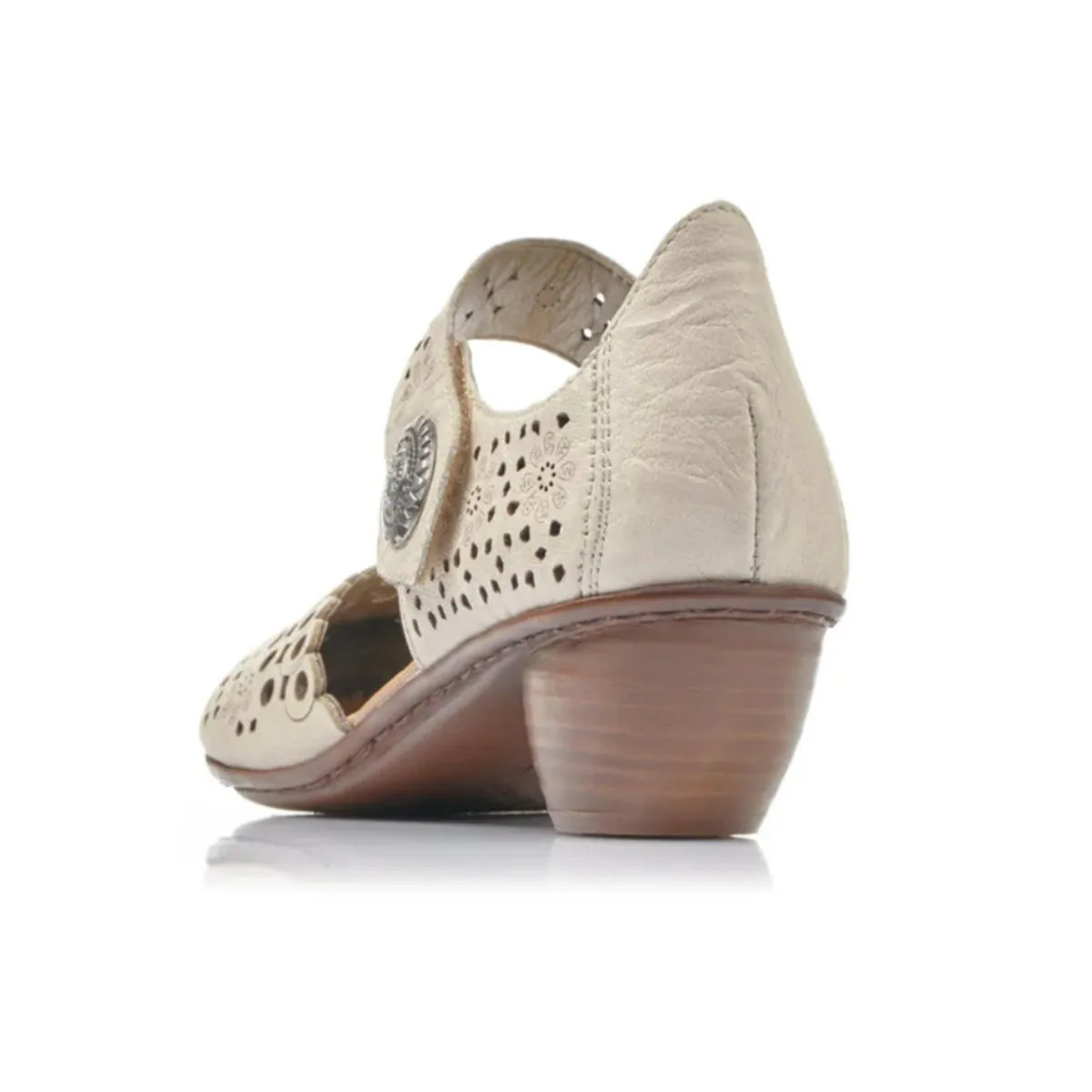 Boss Shade Rieker Women's 43753-60 Mirjam Cream Leather