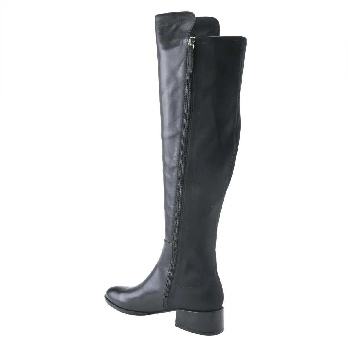 Stage Fit Spring Step Women's Rider Black Stretch Leather