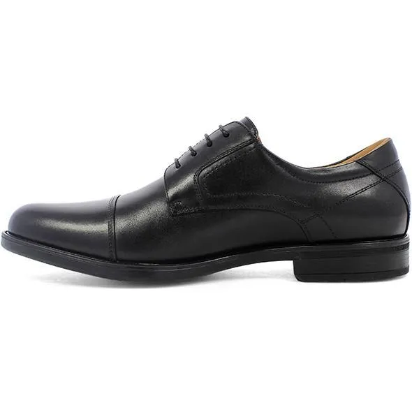 Florsheim Men's Midtown Cap Toe Oxford Black Royal Ceremony Comfort Fit