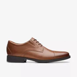 Clark Whiddon Cap Dark Tan Leather 26152913 driest Rugby
