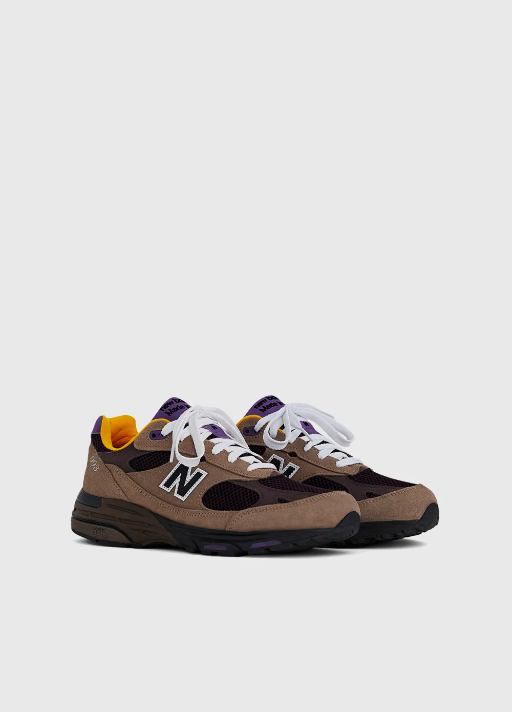 Secure Sole MADE in USA 993 'Mushroom Midnight Violet' Sneakers