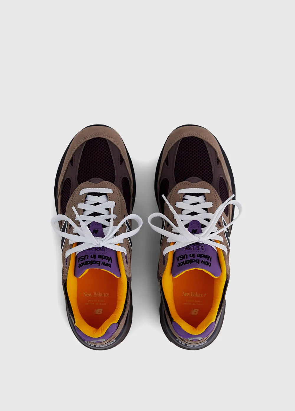 desert Easy performance MADE in USA 993 'Mushroom Midnight Violet' Sneakers
