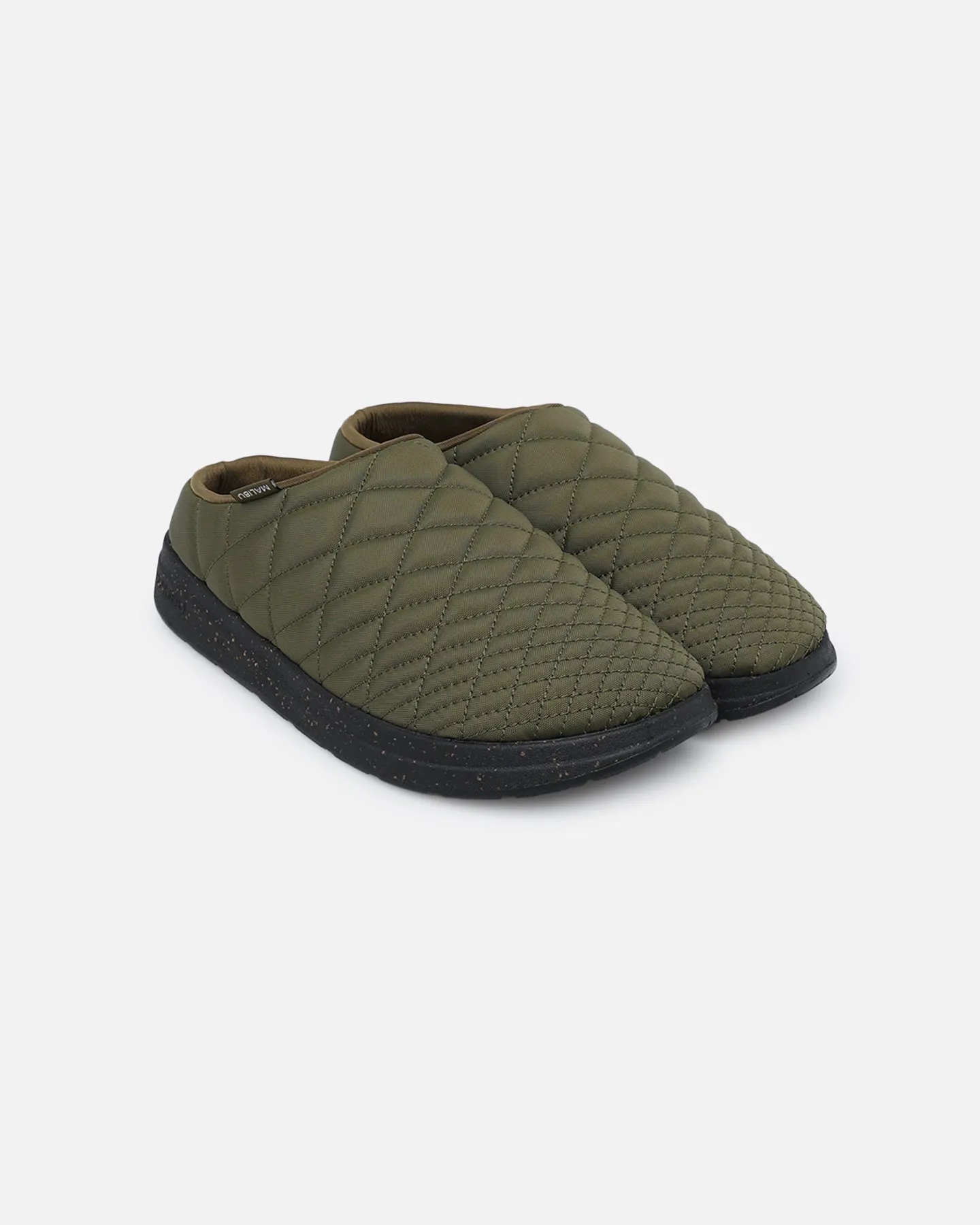 Malibu Sandals Westward Clog Olive Comfort collar Airport Easy