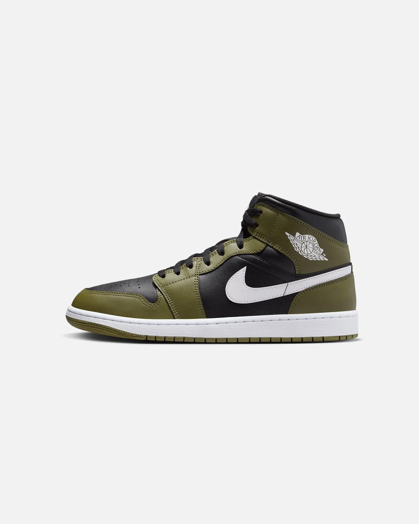 Jordan Air Jordan 1 Mid "Sequoia" Black/White Comfort Grip