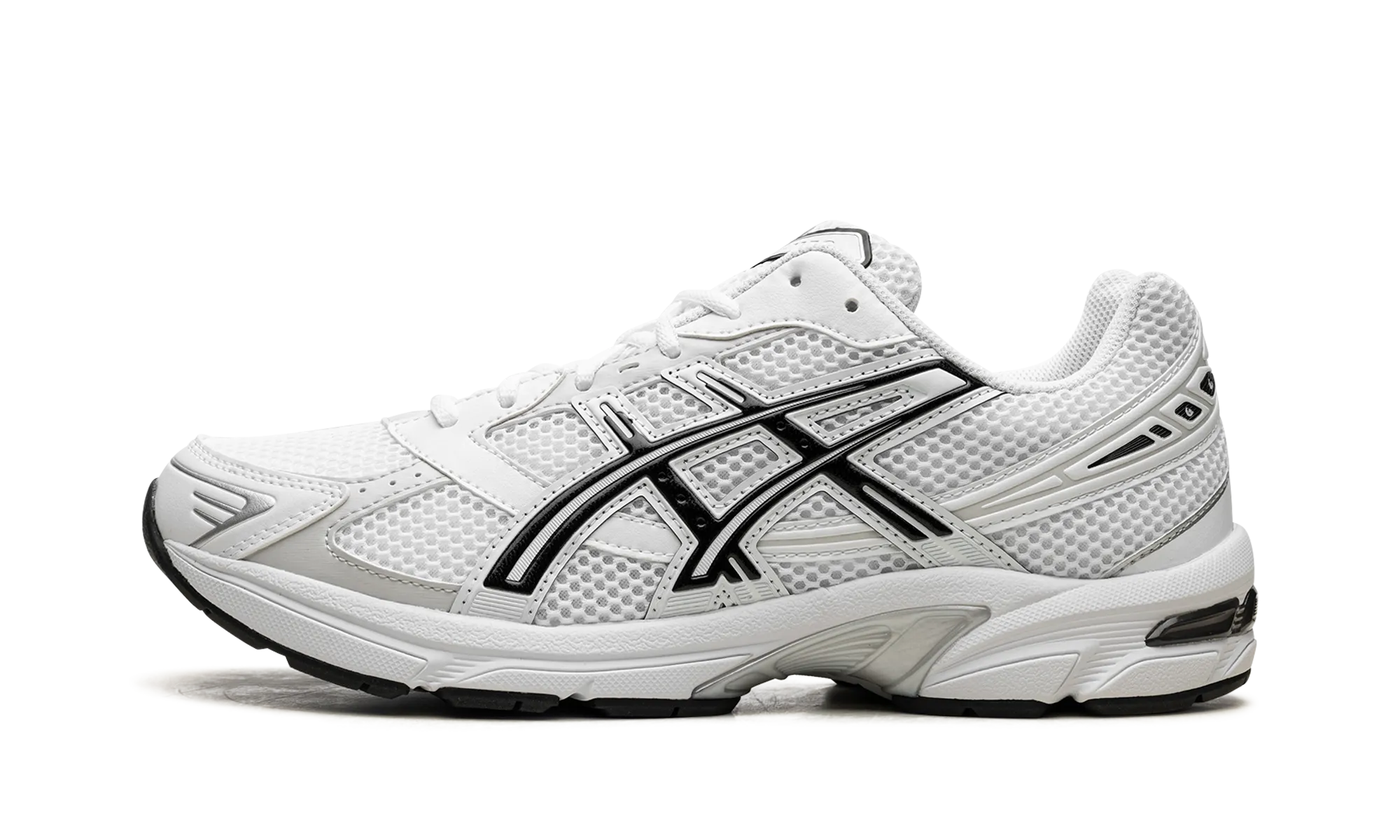 Gel-1130 "Black / White" posture - correcting shoes grip - improved running shoes