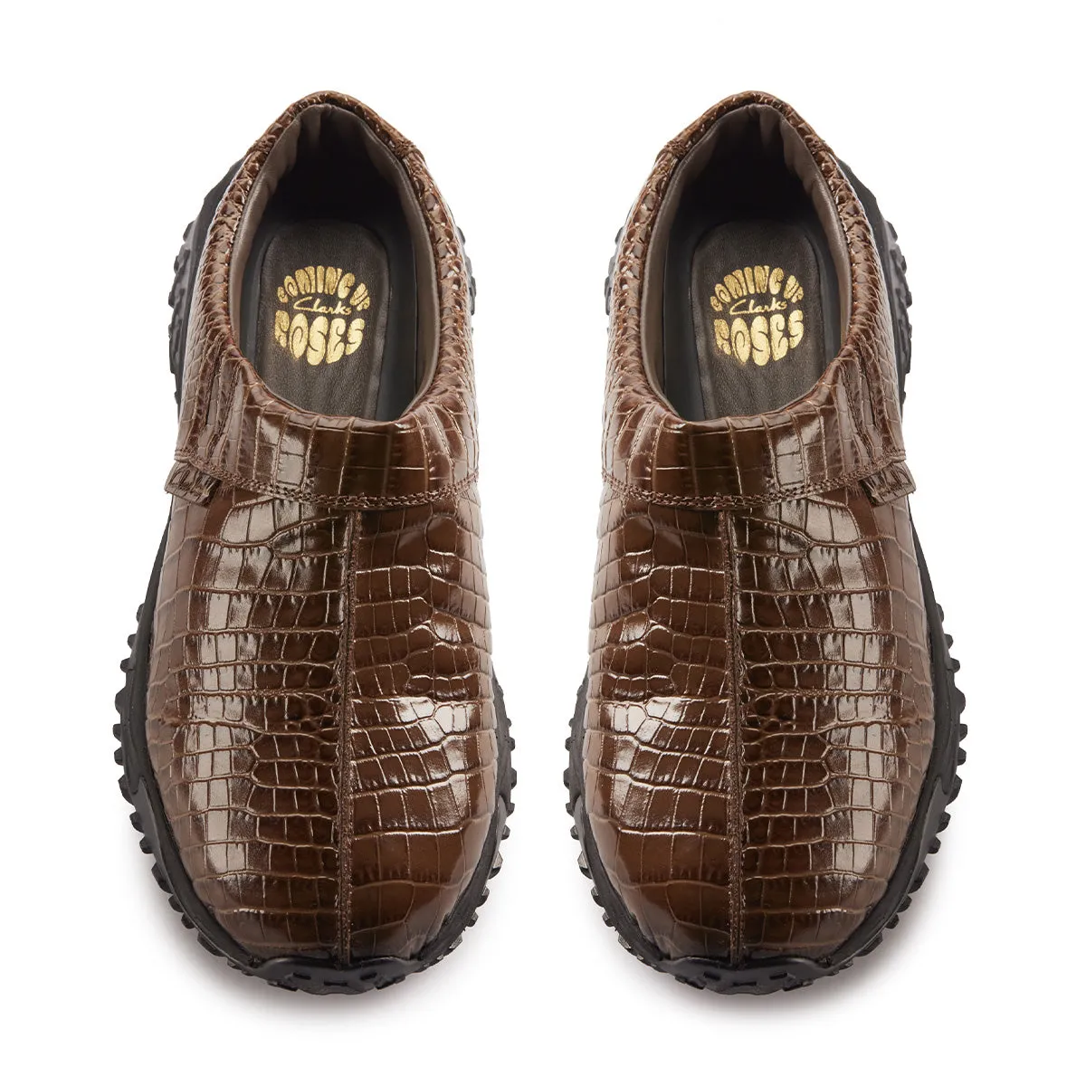   Martine rose CUR Clog 1 'Brown Croc Leather' low - top