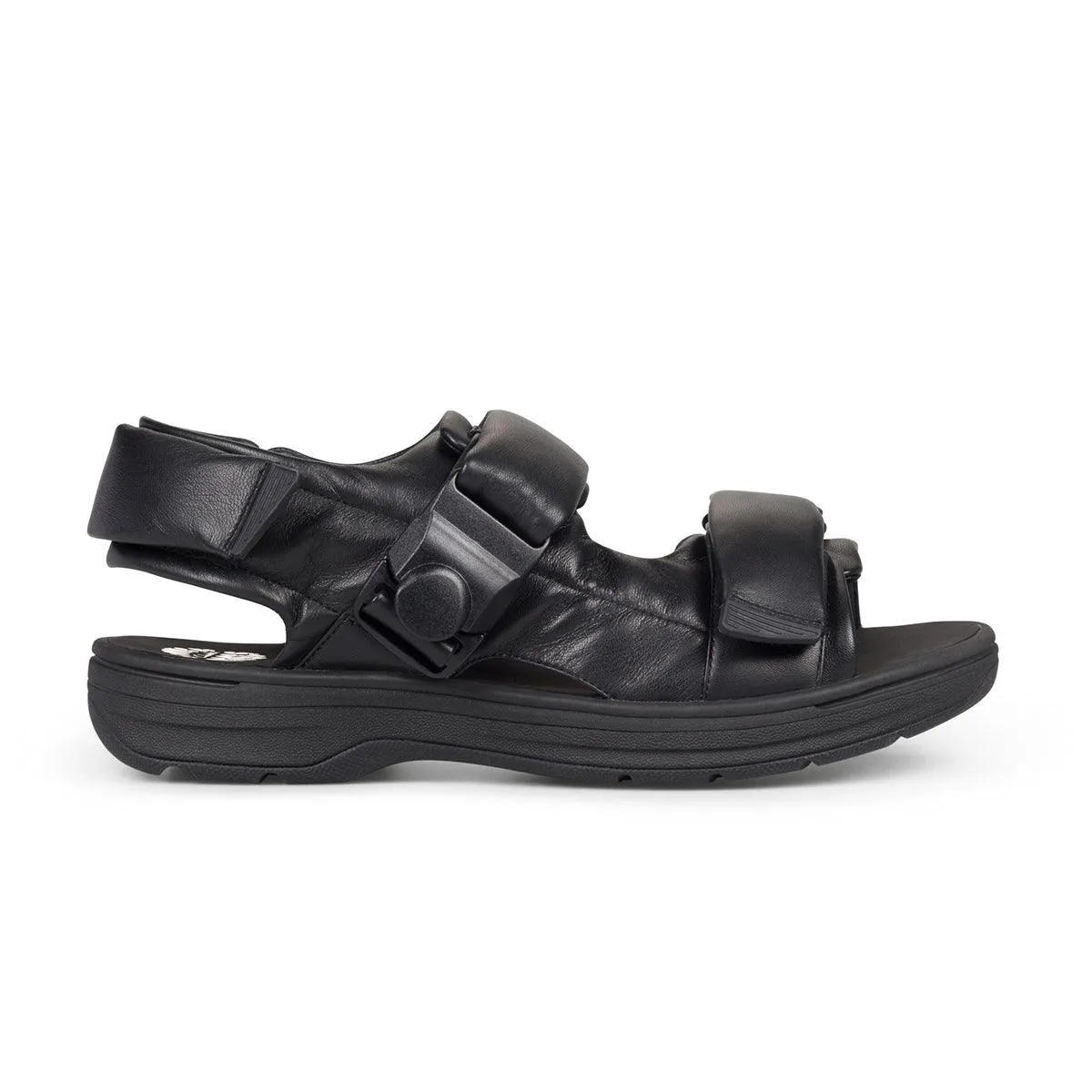   Martine Rose Sandal 'Black Leather' Step Light Sport Edge