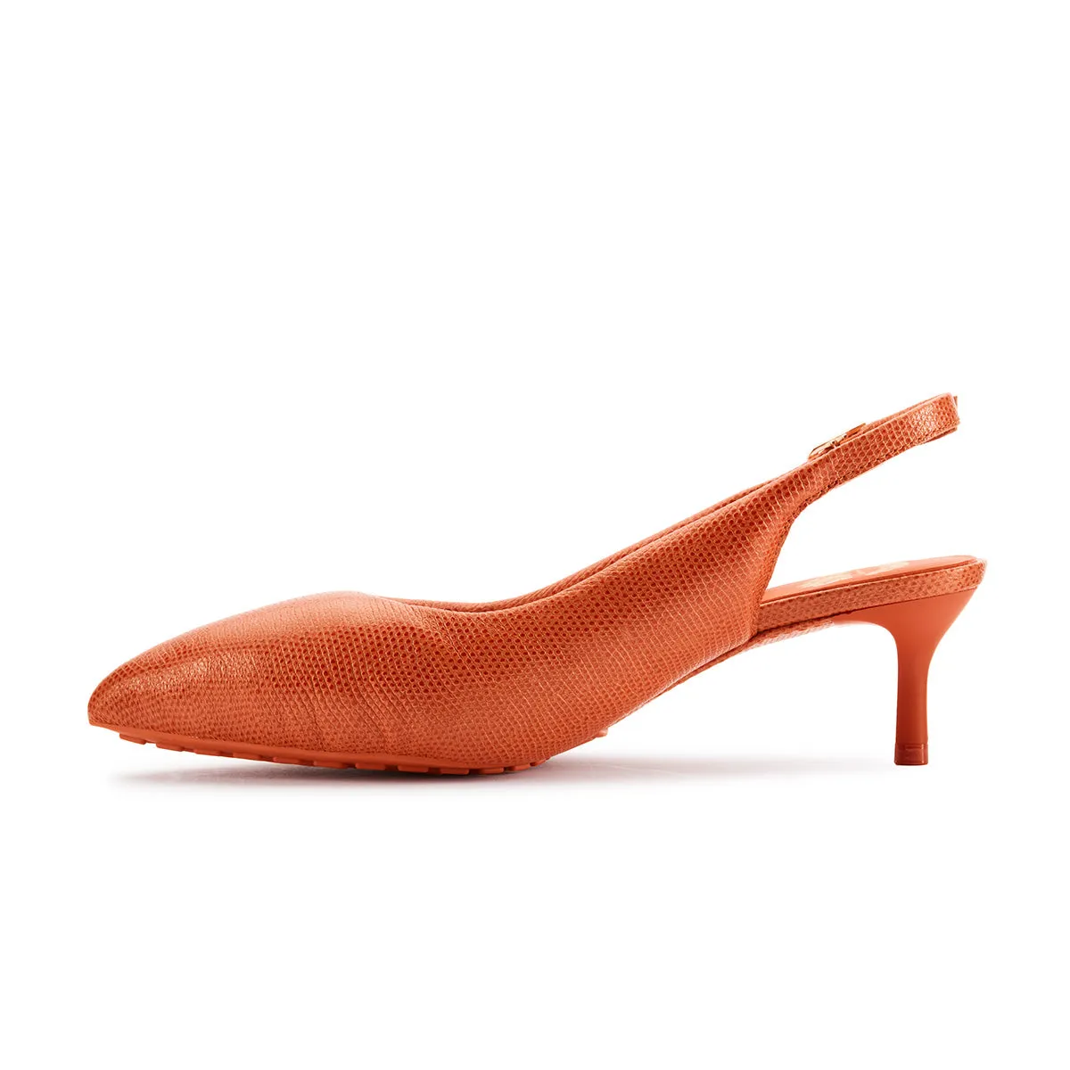   Martine rose Wmns CUR Sling 1 'Orange Interest Leather' Fire Red