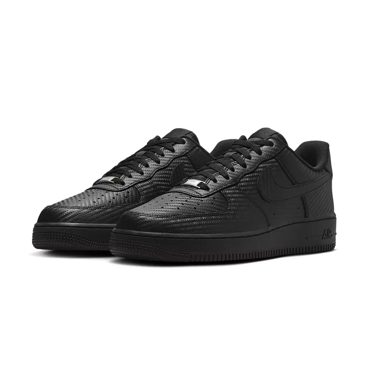 Air Force 1 '07 'Black Carbon Fibre' Durable Fabric