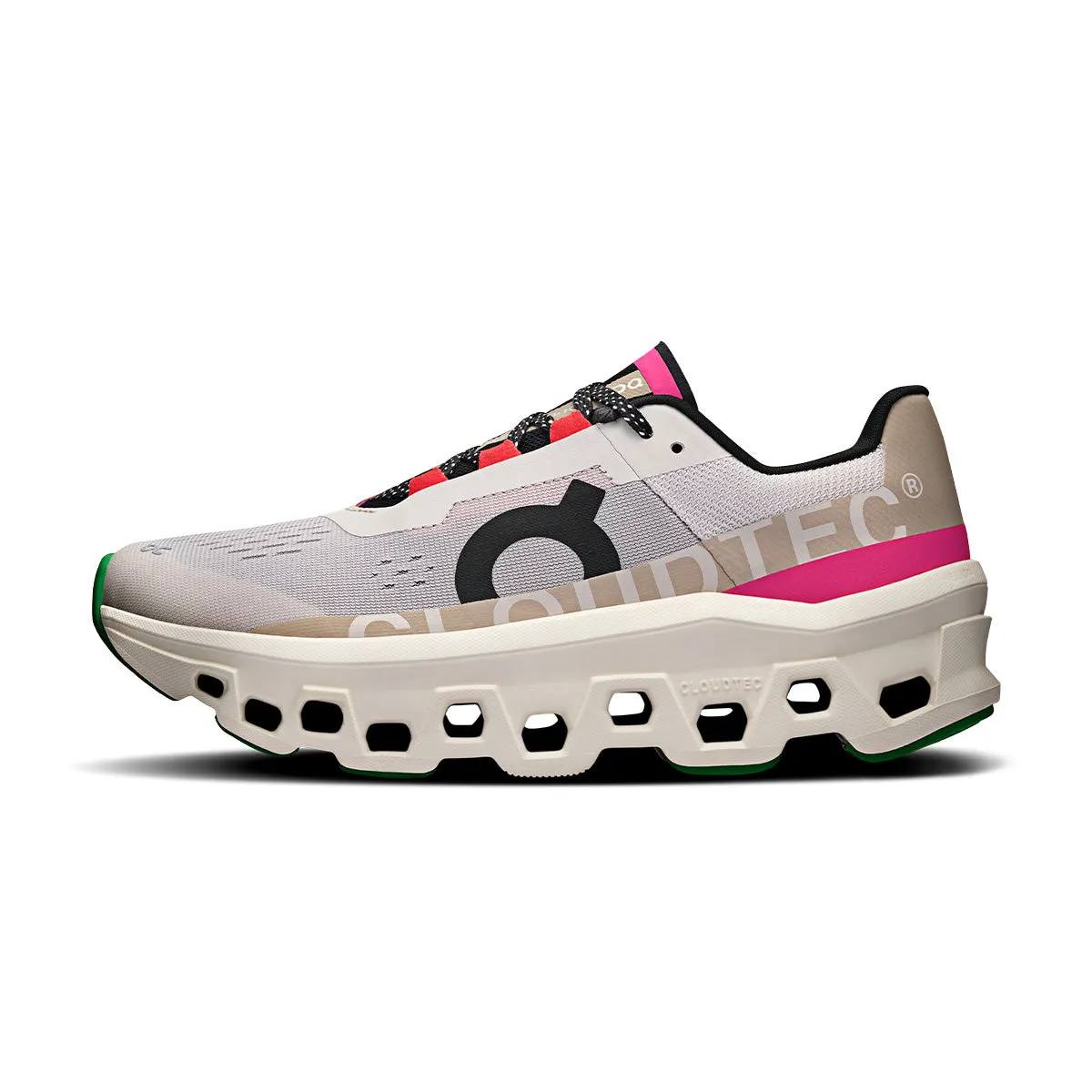 Wmns Cloudmonster 'Silver Ivory' Earth Base quick dry