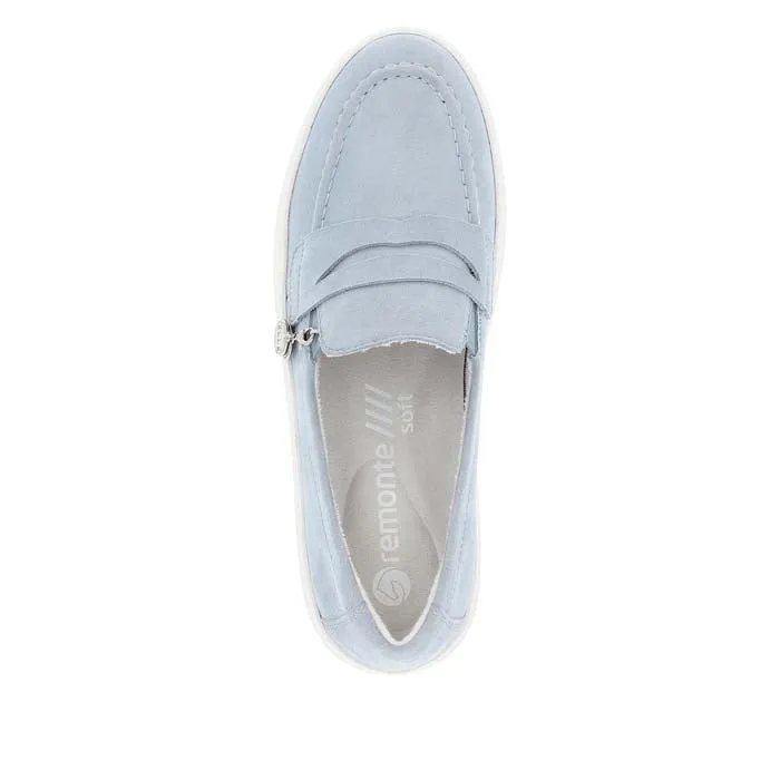 Fashion-Forward Look City Style Womens Remonte Julika 05 in Ciel