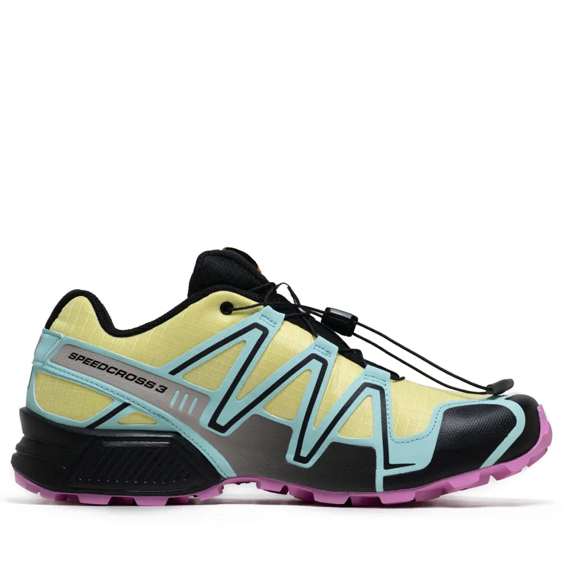 Salomon Speedcross 3 - Yellow Iris/Iced Aqua Ventilation Channel Design TPU Stabilizer