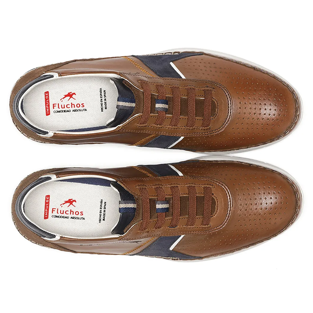 Mens Fluchos Yannic in Cuero Soft Lining