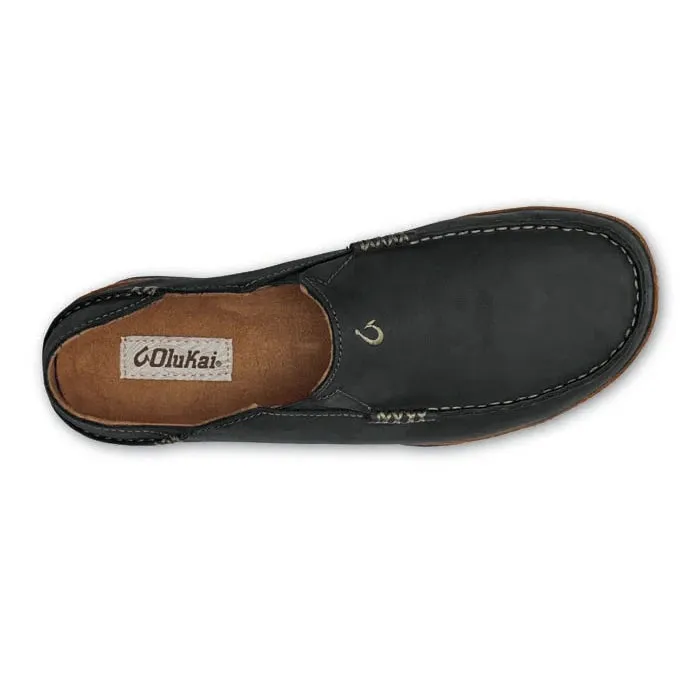 Mens Olukai Moloa in Black Toffee Nordic Clean Full Support