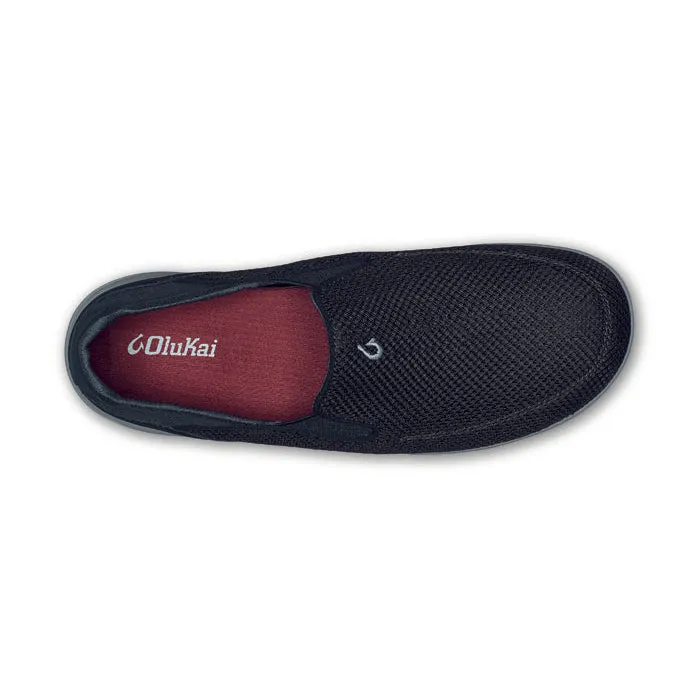 Mens Olukai Nohea Pae Black Classic Line Wedding Mode