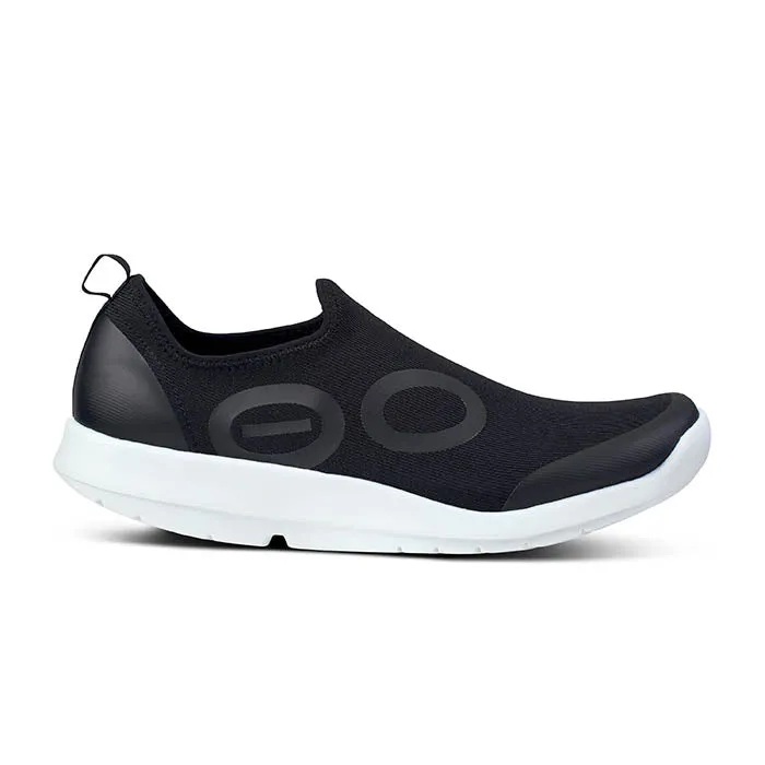 Mens Oofos Oomg Sport in White/Black Toe Ease Look Sharp