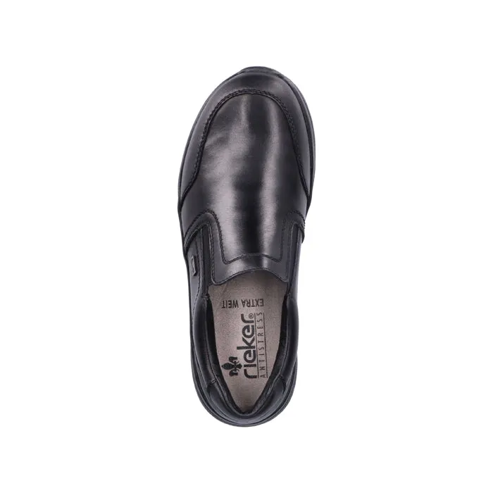 Mens Rieker Turin in Black/Black Water Block Every Step