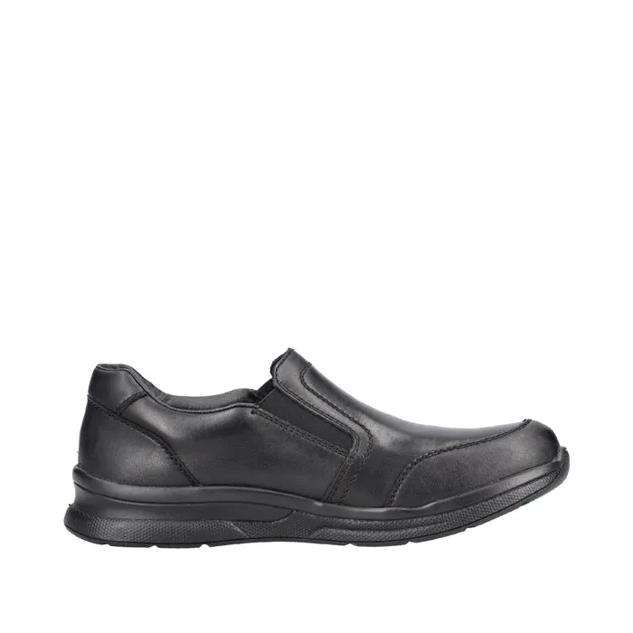 Fine Dining Mens Rieker Turin in Black/Black