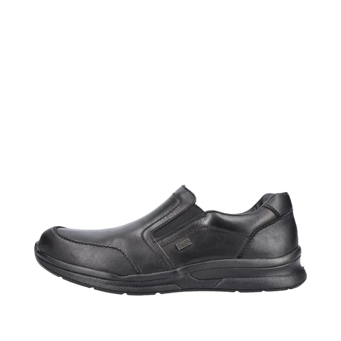 Mens Rieker Turin in Black/Black Reinforced Sides