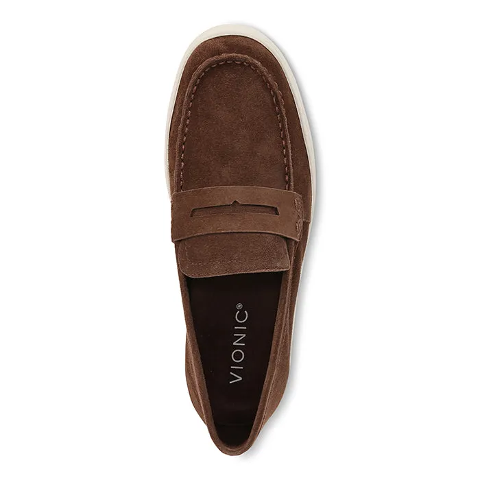 Mens Vionic Uptown in Coffee Lightweight Build