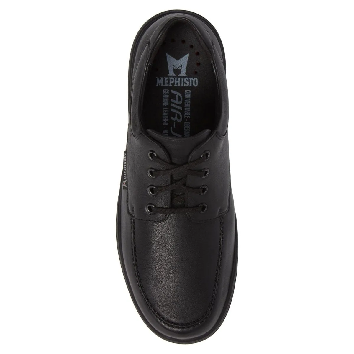 Wine Tasting Handcrafted Mephisto Men's DoukHydroProtect Moc Toe Derby Black Waterproof