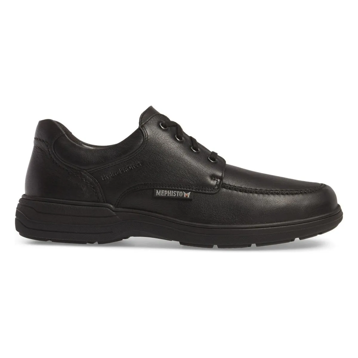 Mephisto Men's DoukHydroProtect Moc Toe Derby Black Waterproof Sport Smart