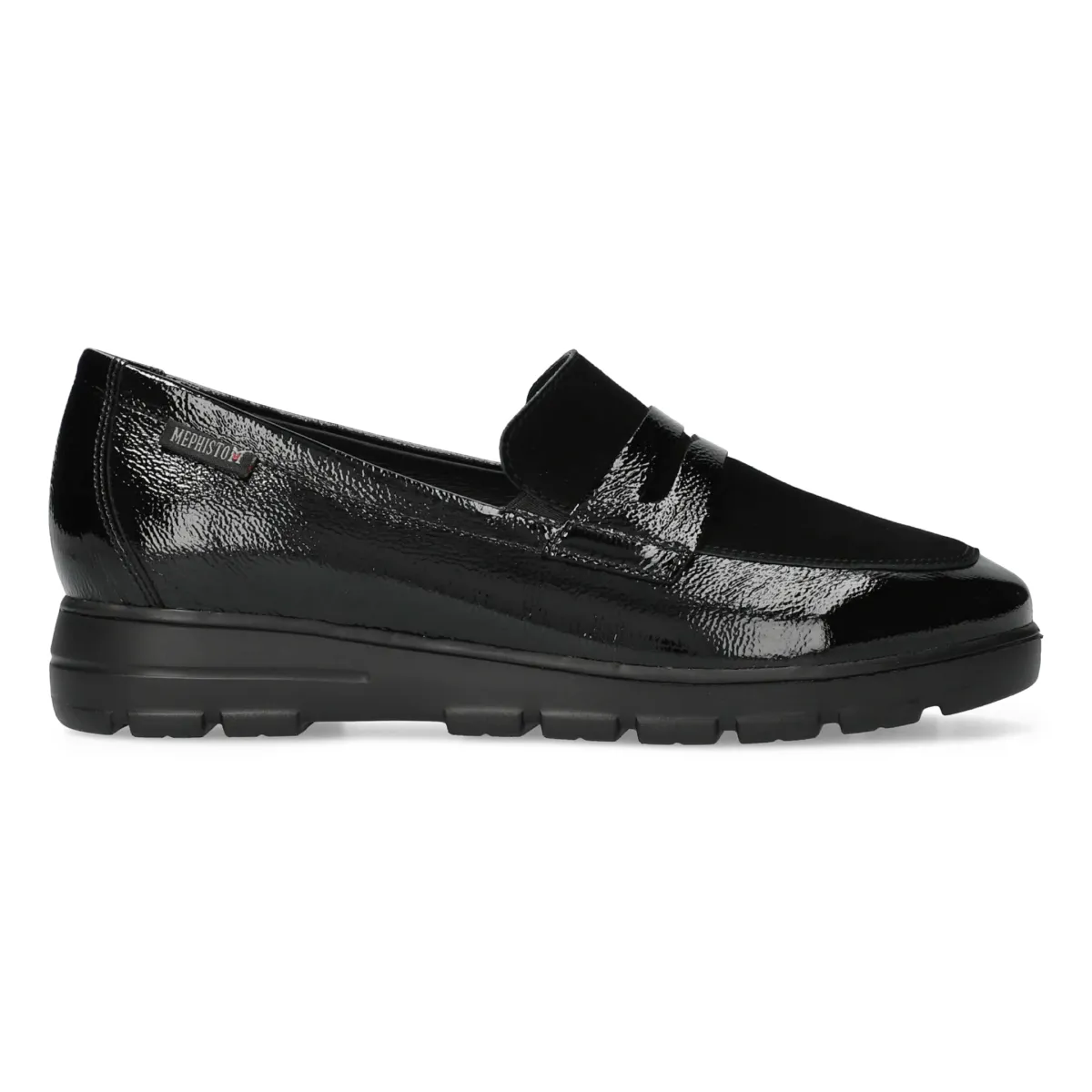 Mephisto Women's Carima Black Patent Shine Finish Safety Shade