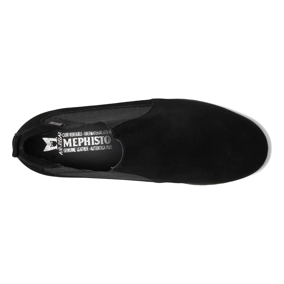 Hand Shade Top Tier Mephisto Women's Ibelina Black Suede
