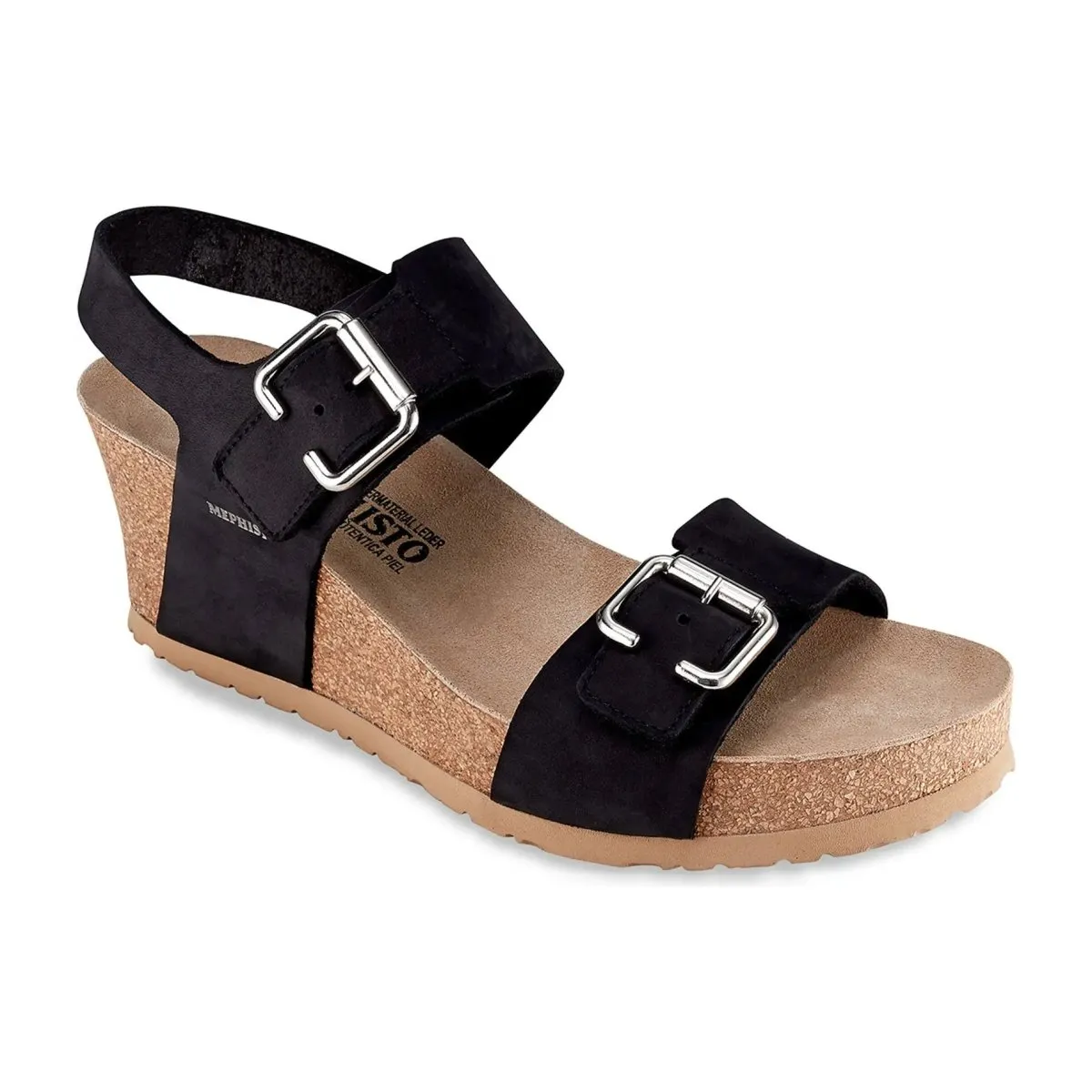 All-Day Fit Versatile Style Mephisto Women's Lissandra Black Nubuck