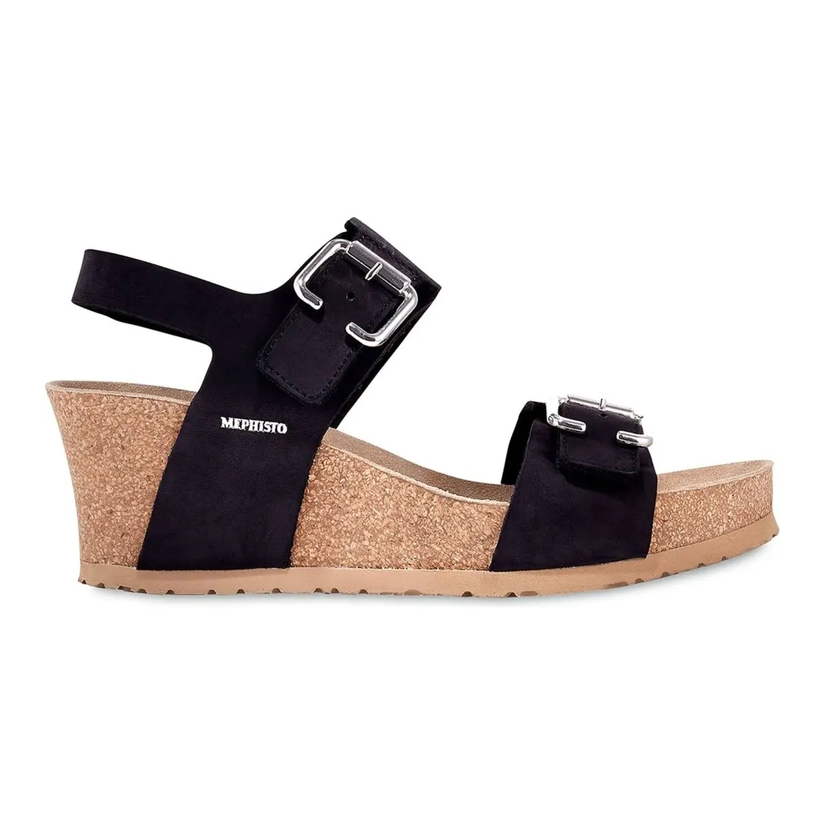 Mid Rise One Color Mephisto Women's Lissandra Black Nubuck