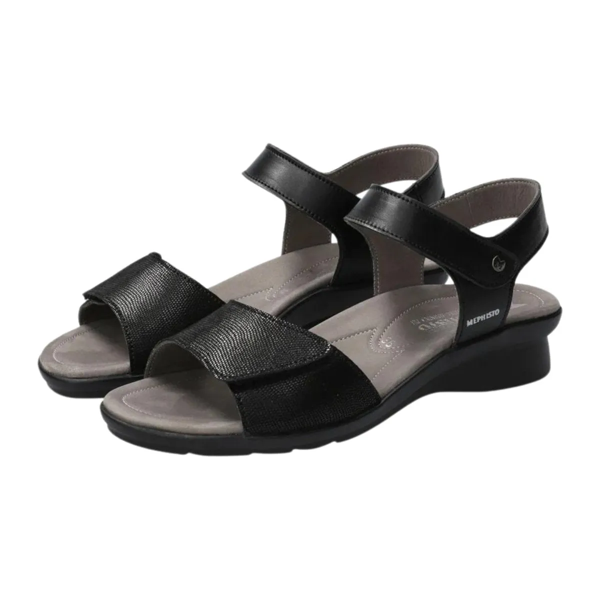 Safety Hold Mephisto Women's Pattie Black Silk Artesia