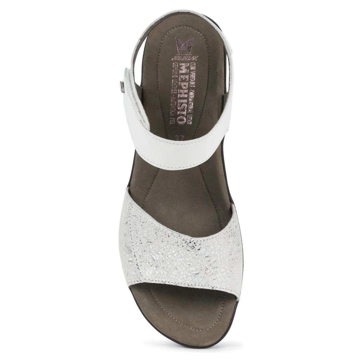 Sport Sharp Good Grip Mephisto Women's Pattie White Silk/Silver