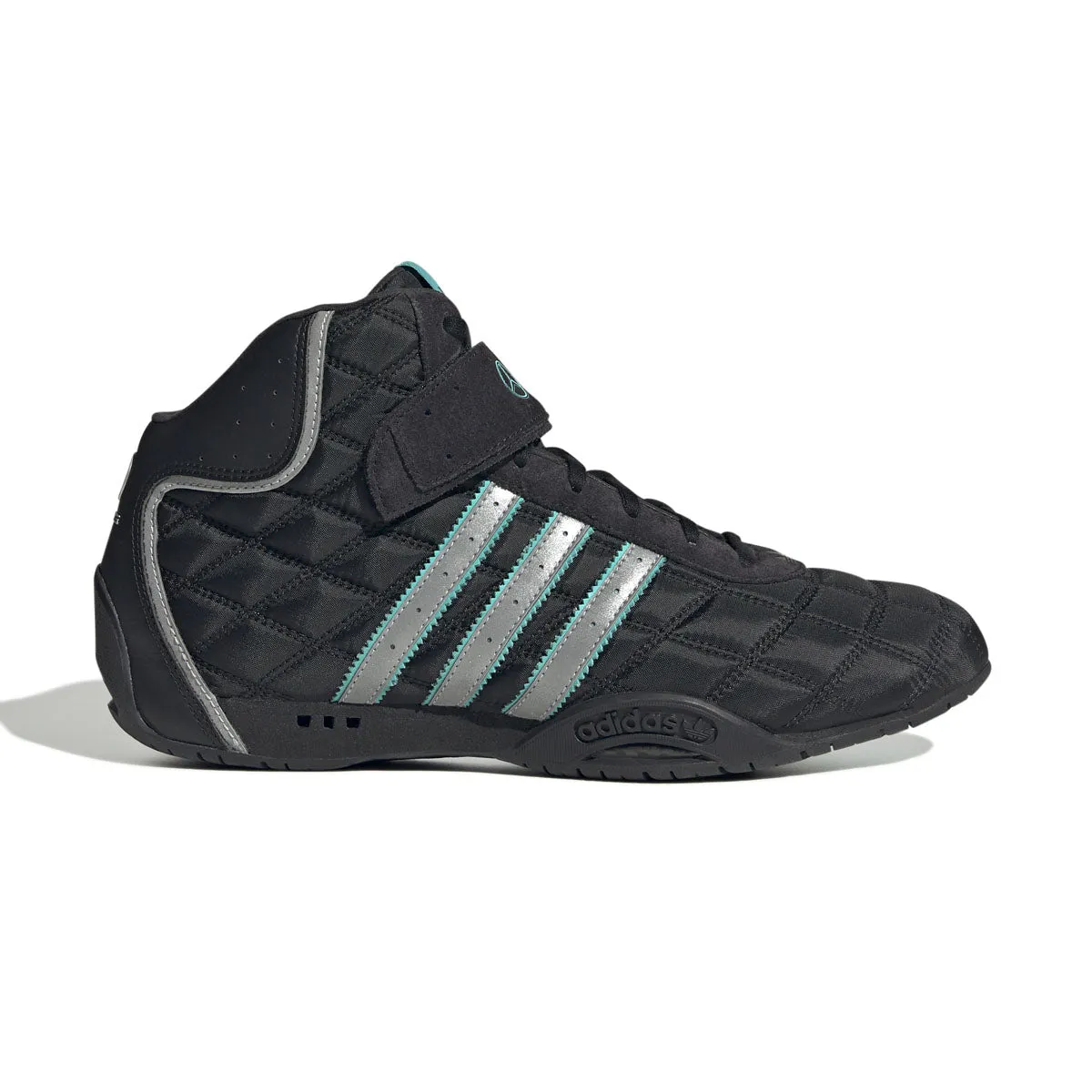   Mercedes AMG Petronas F1 Team adiracer Hi 'Black Silver Metalic' Neutral Glow Street Edge