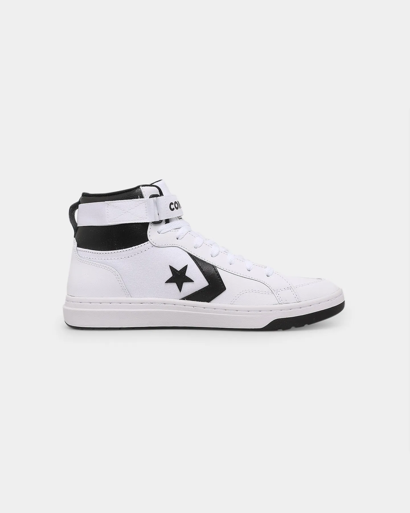 Converse Pro Blaze 2 Mid White/Black/White Action Ready Kids Play