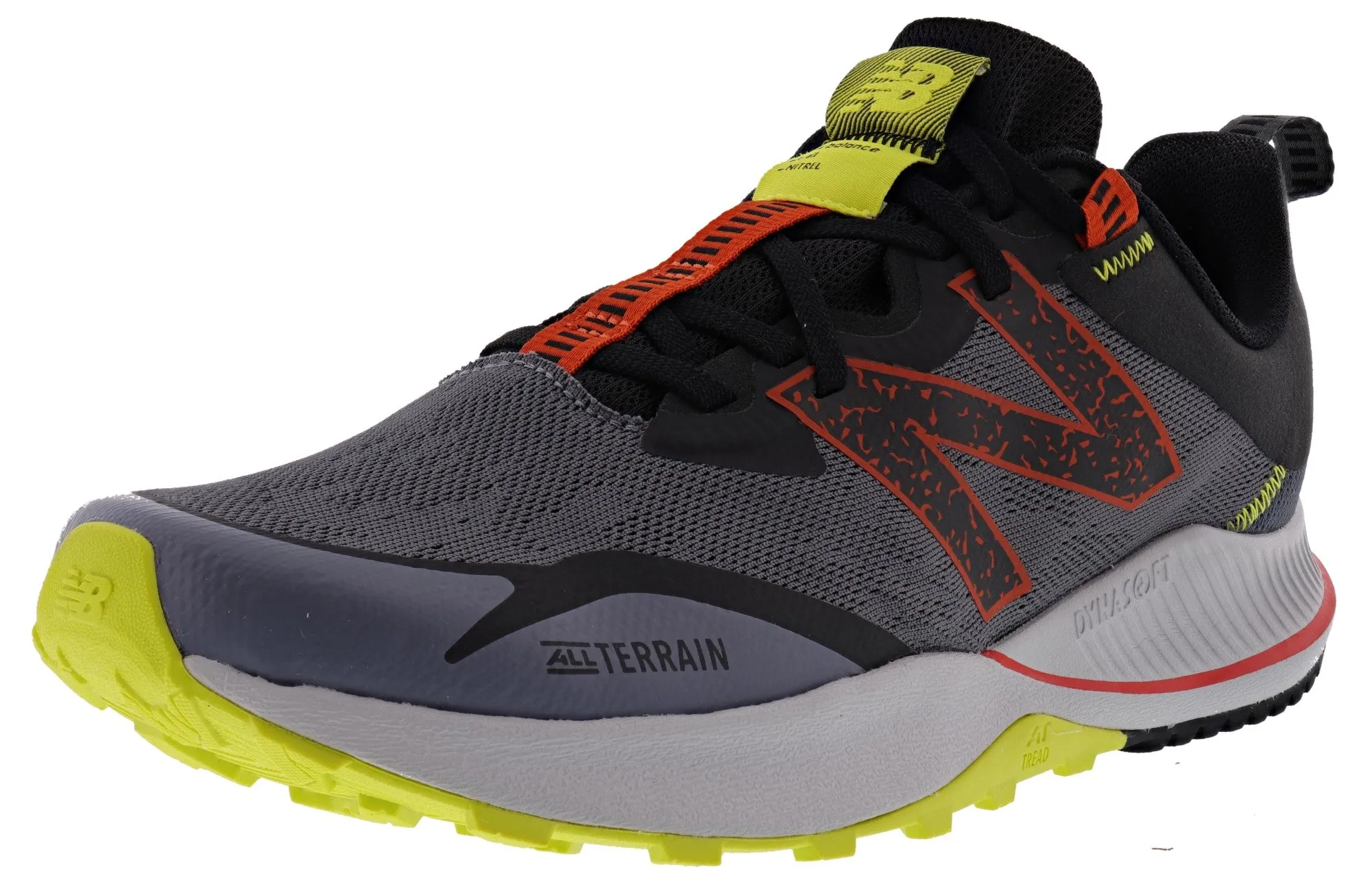 antibacterial lining shoes New Balance Men's Dynasoft Nitrel V4 Lightweight Wide Width 4E Trail Running Shoes