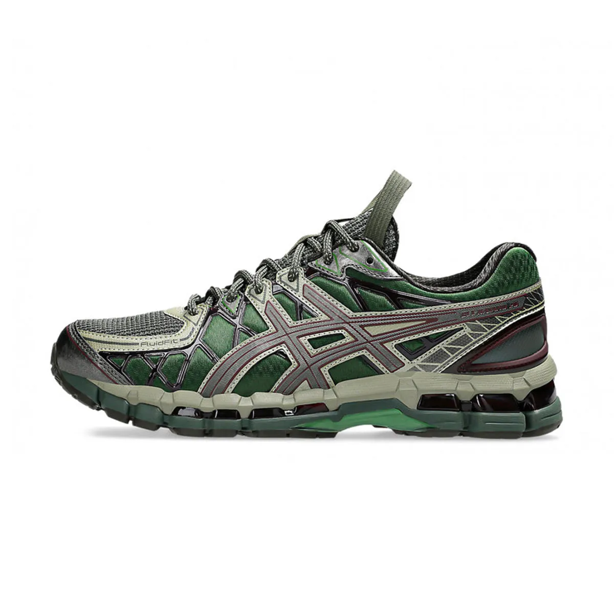 UB10-S GEL-Kayano 20 'Moss Gunmetal' Bright Neon