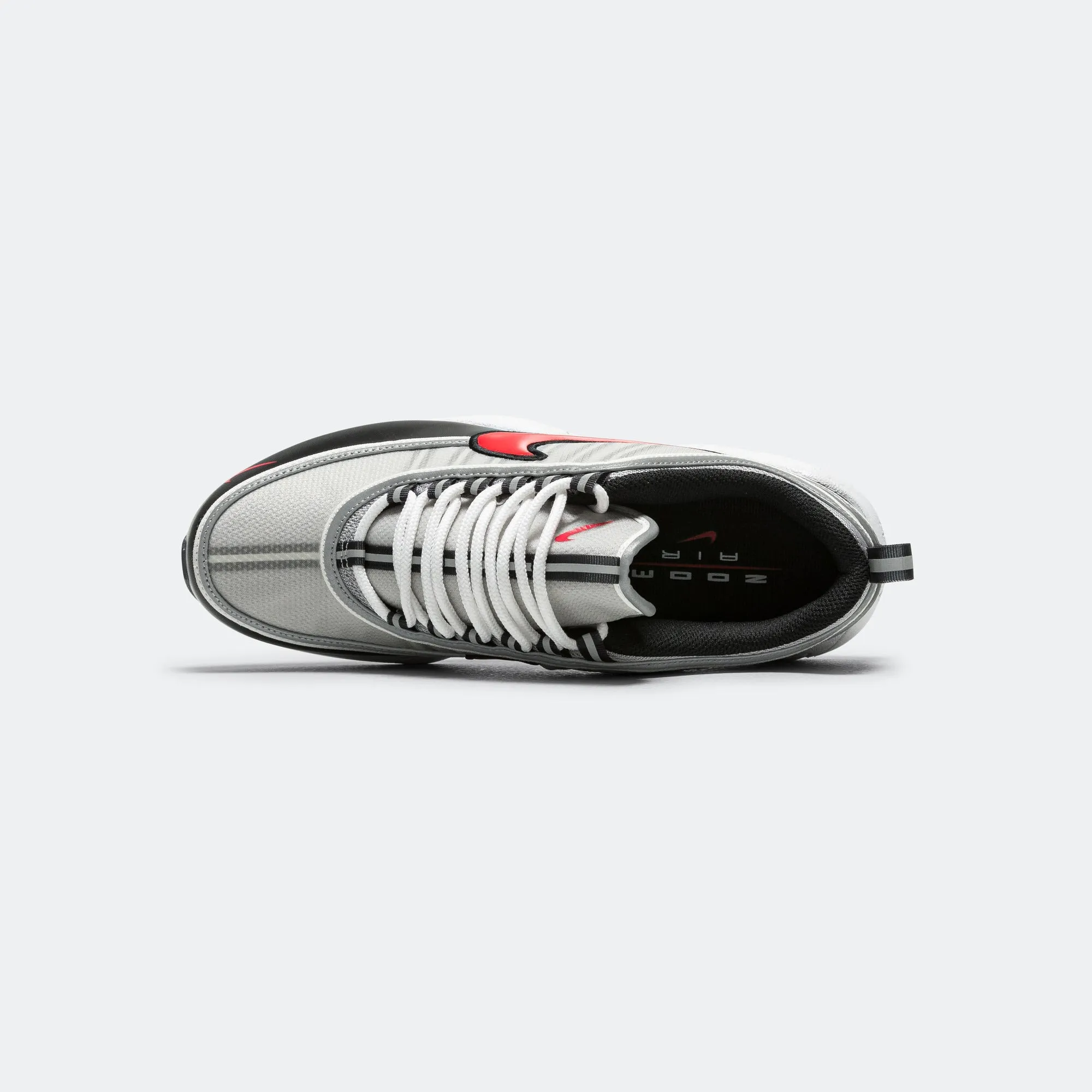 Fresh Ride Anti   Slip Outsole Air Zoom Spiridon - Metallic Silver/Sport Red-Black-White