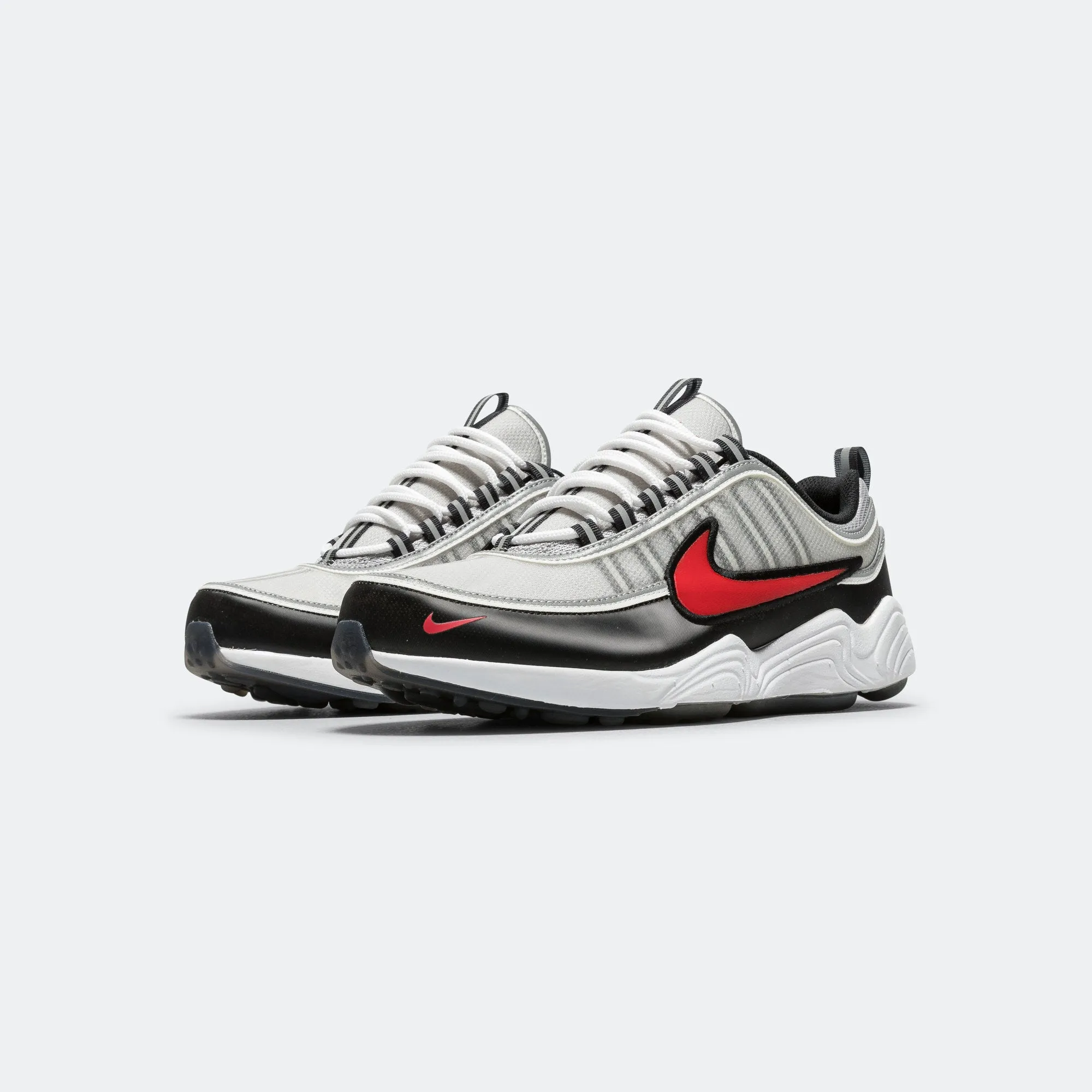 Eco Conscious Packaging Air Zoom Spiridon - Metallic Silver/Sport Red-Black-White