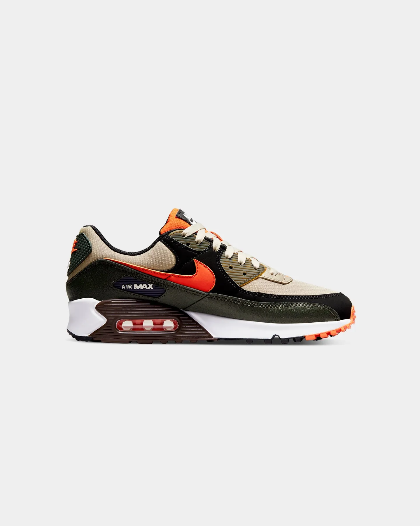 Fresh Tone Light Step Nike Air Max 90 Tweed/Orange Blaze/Dark Army/Black