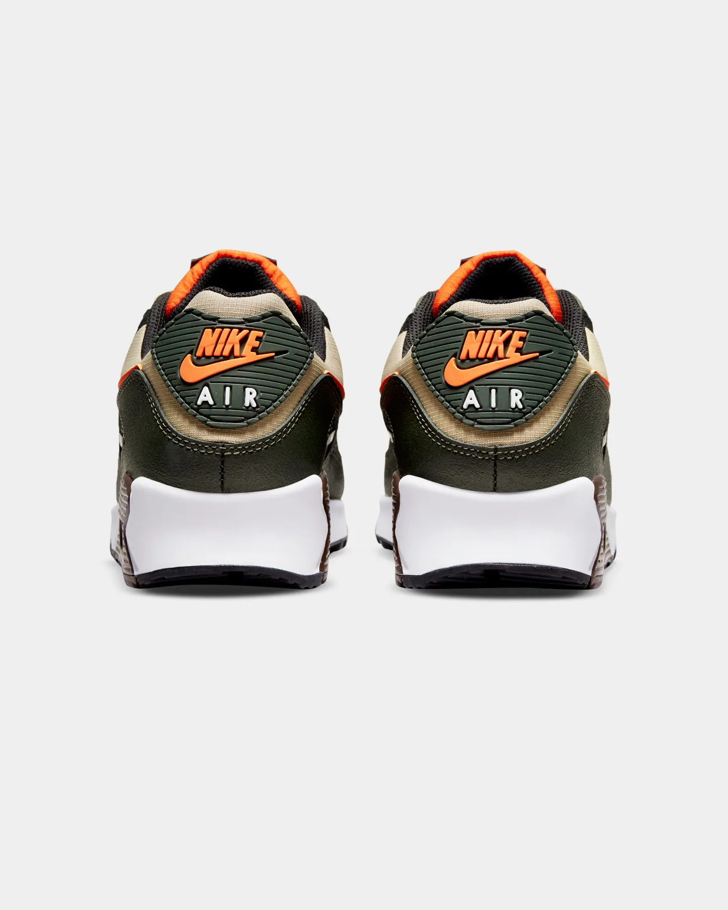 Nike Air Max 90 Tweed/Orange Blaze/Dark Army/Black Ice Grip Kids Fun