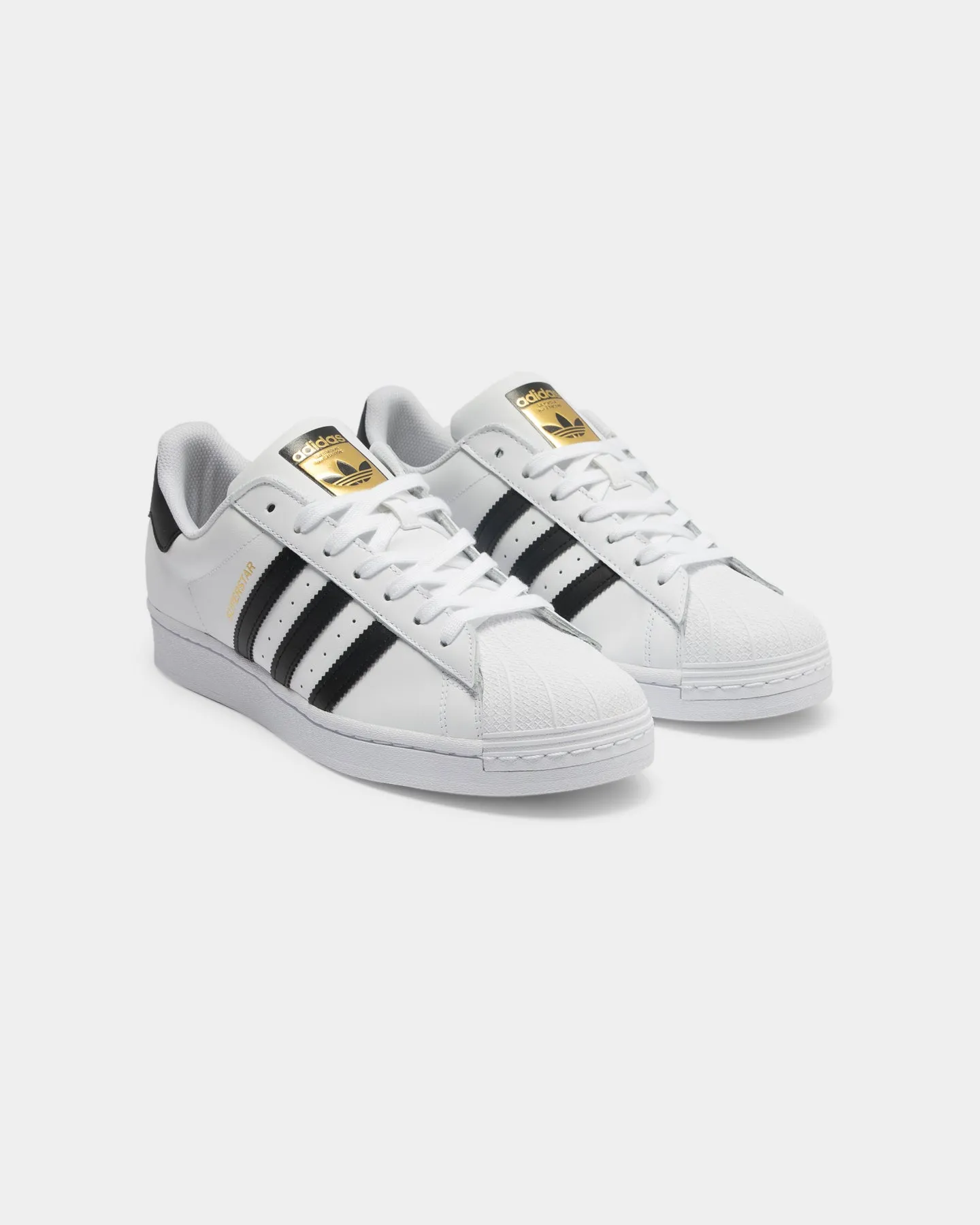Comfort Stand Black Edge Adidas Men's Superstar White/Black/White