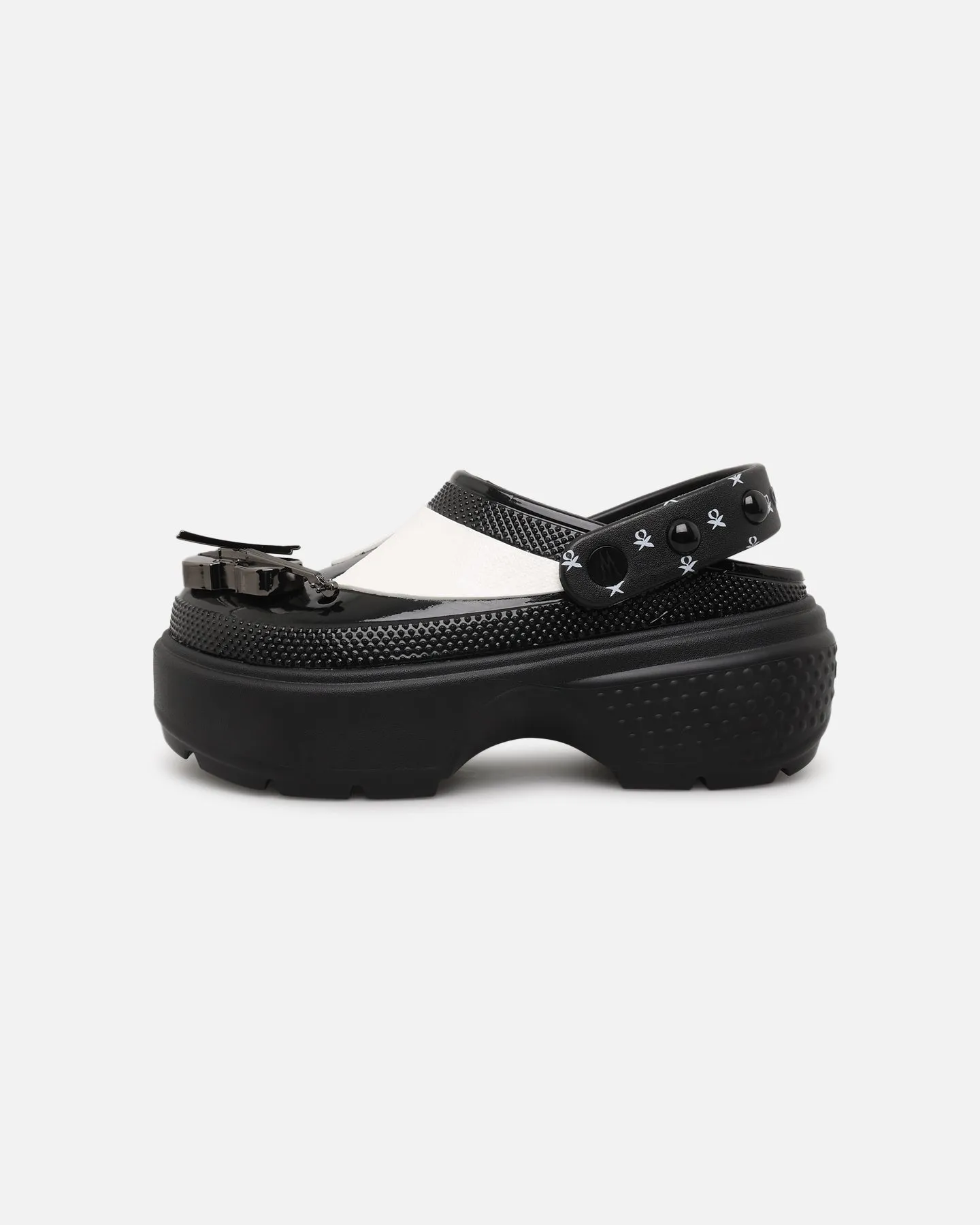 Game Fit Crocs X Wednesday Addams Stomp Clog Black