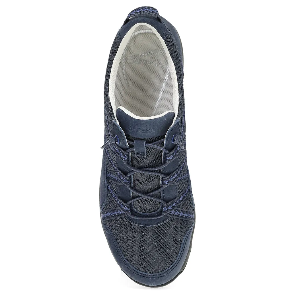 Womens Dansko Harlyn Wide in Navy Relax Vibe Laidback Mood