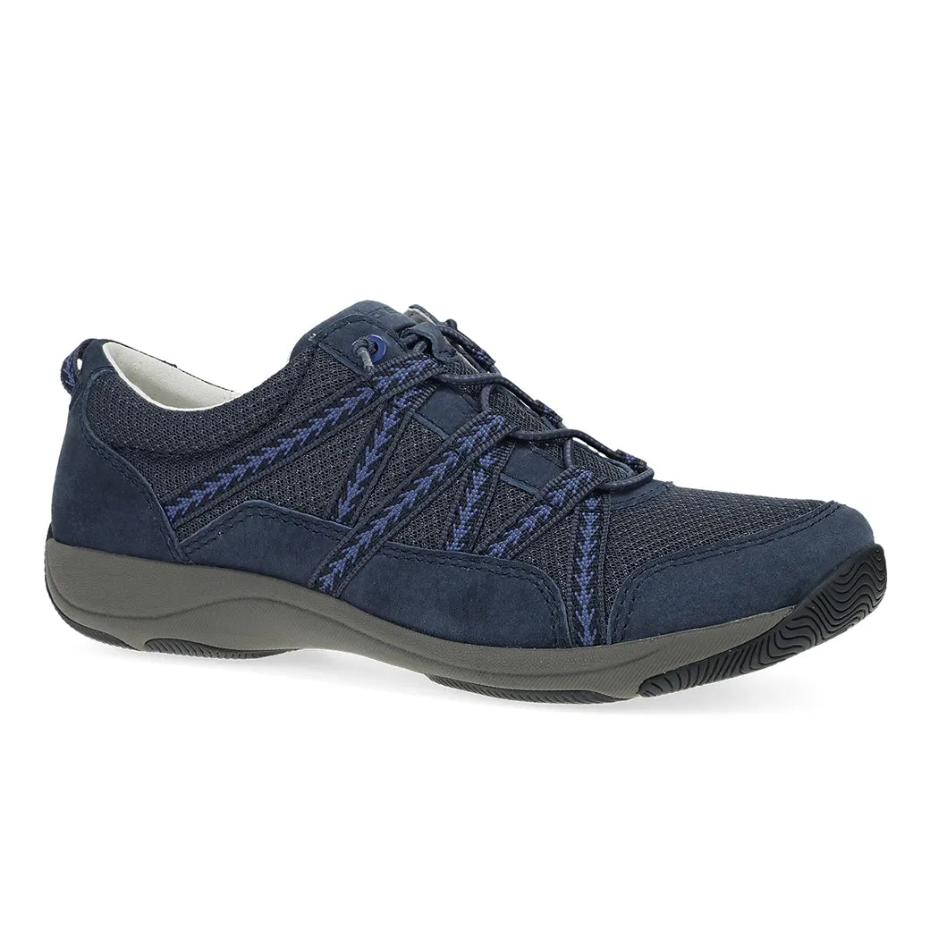 Womens Dansko Harlyn Wide in Navy Speed Step