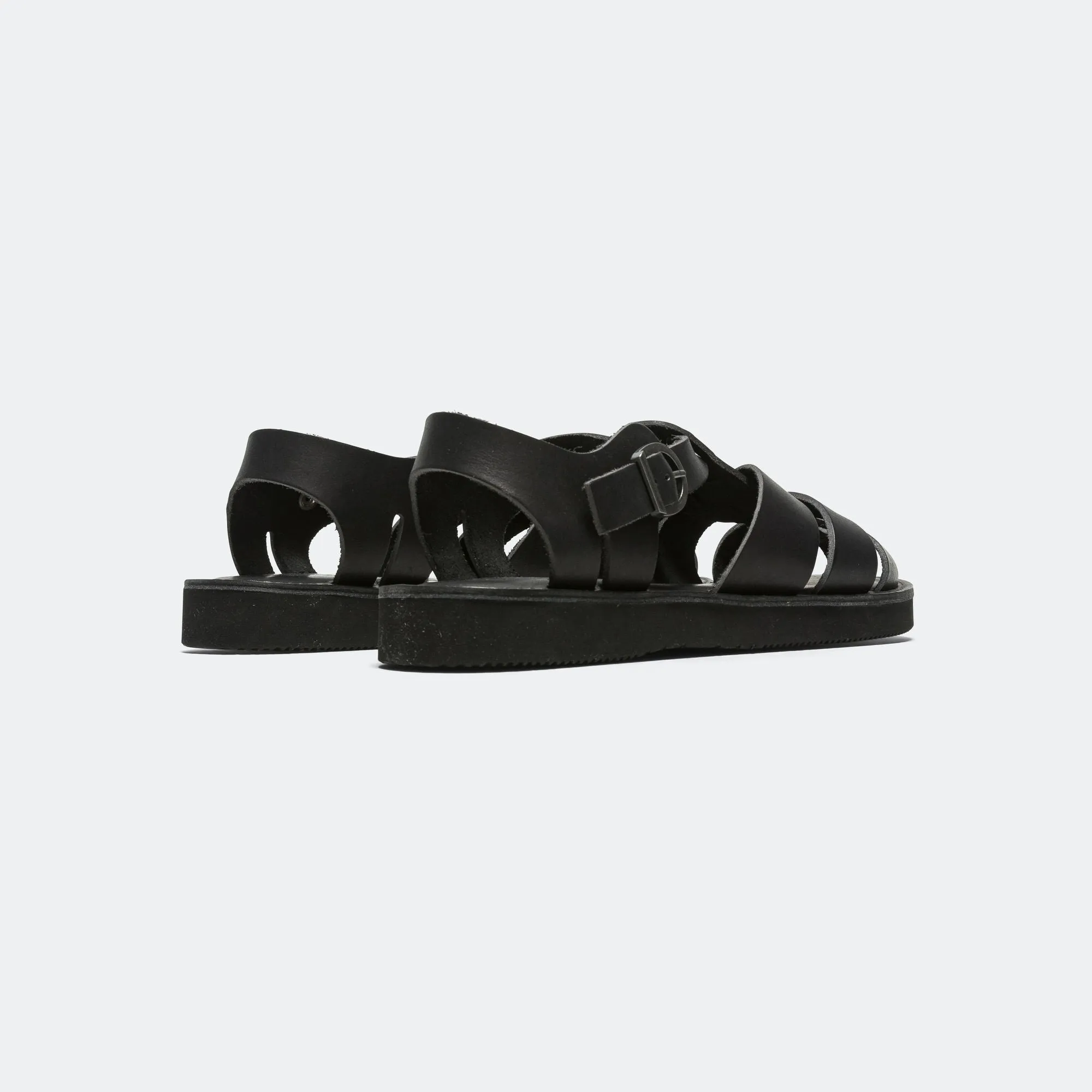Versatile Design Easy To Clean Gurkha Sandal - Black