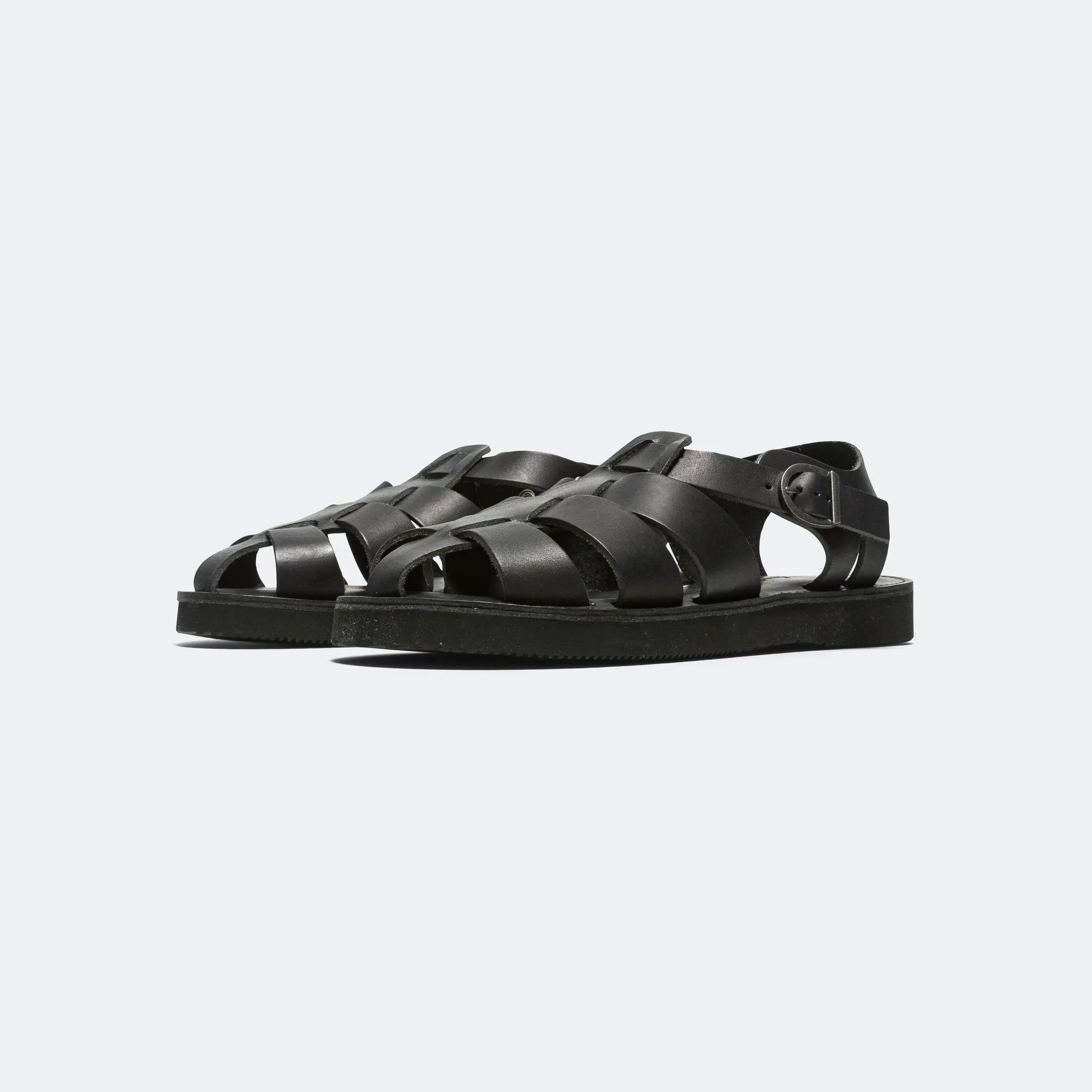 Anti Slip Gurkha Sandal - Black